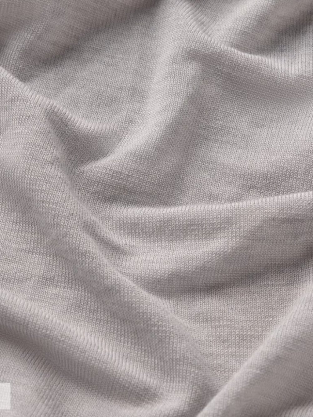 NEW SKIMS Sheer Modal Crewneck Long Sleeve Henley Heather Grey Small NWT - Picture 4 of 5